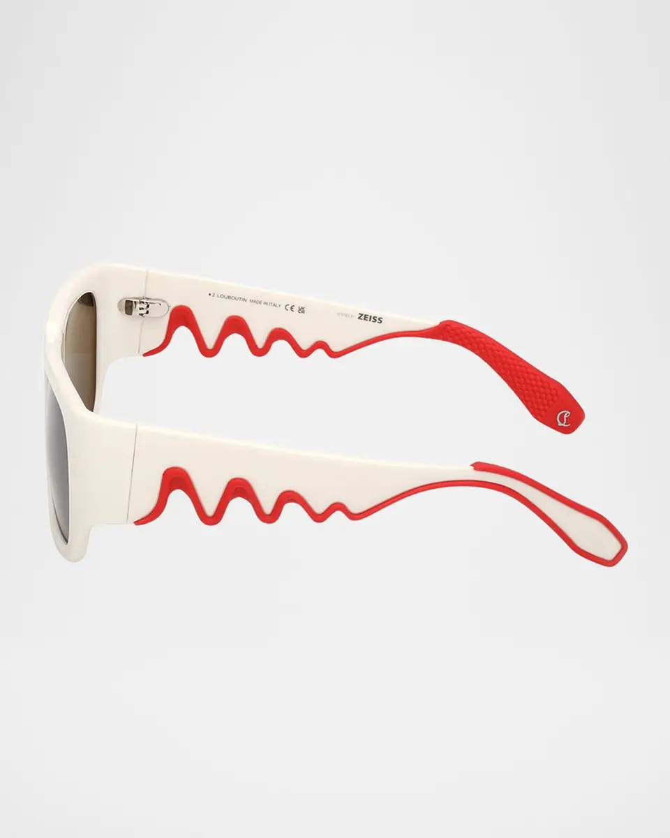 Christian Louboutin Men's LB0016M Acetate Square Sunglasses | Thumbnail 3 Christian Louboutin Men's LB0016M Acetate Square Sunglasses | Thumbnail 3