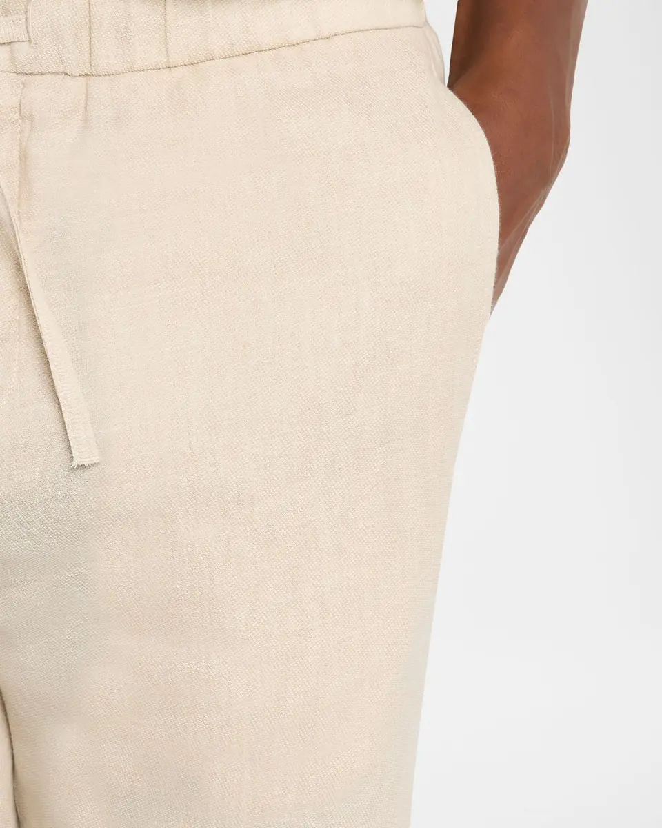 Frescobol Carioca Men's Felipe Linen Drawstring Shorts | Thumbnail 5 Frescobol Carioca Men's Felipe Linen Drawstring Shorts | Thumbnail 5