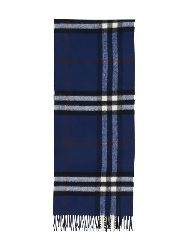 Men's Cashmere Check Scarf
