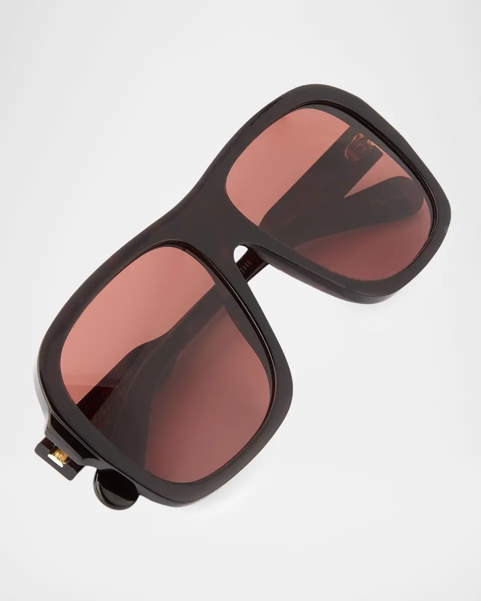 Chloé Gayia 58mm Recycled Acetate Navigator Sunglasses | Thumbnail 5 Chloé Gayia 58mm Recycled Acetate Navigator Sunglasses | Thumbnail 5