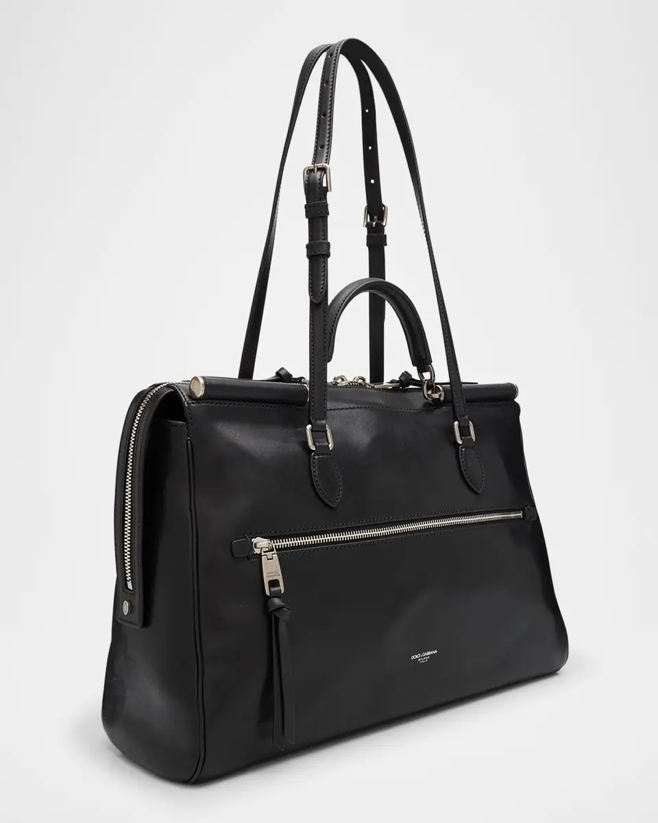 Dolce & Gabbana Vittoria Calfskin Tote Bag | Thumbnail 3 Dolce & Gabbana Vittoria Calfskin Tote Bag | Thumbnail 3