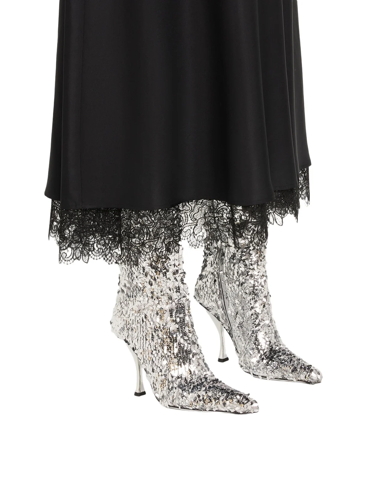 105mm Paillette Knee-High Boots 105mm Paillette Knee-High Boots