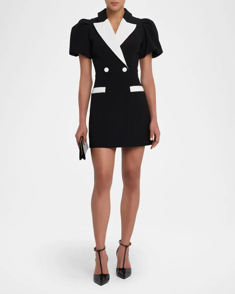 REBECCA VALLANCE Emma Puff-Sleeve Blazer Mini Dress | Thumbnail 2