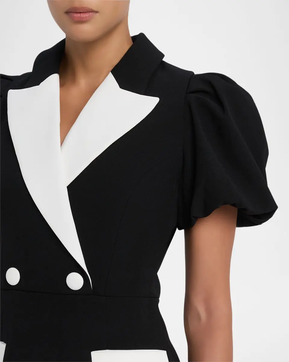 REBECCA VALLANCE Emma Puff-Sleeve Blazer Mini Dress | Thumbnail 5