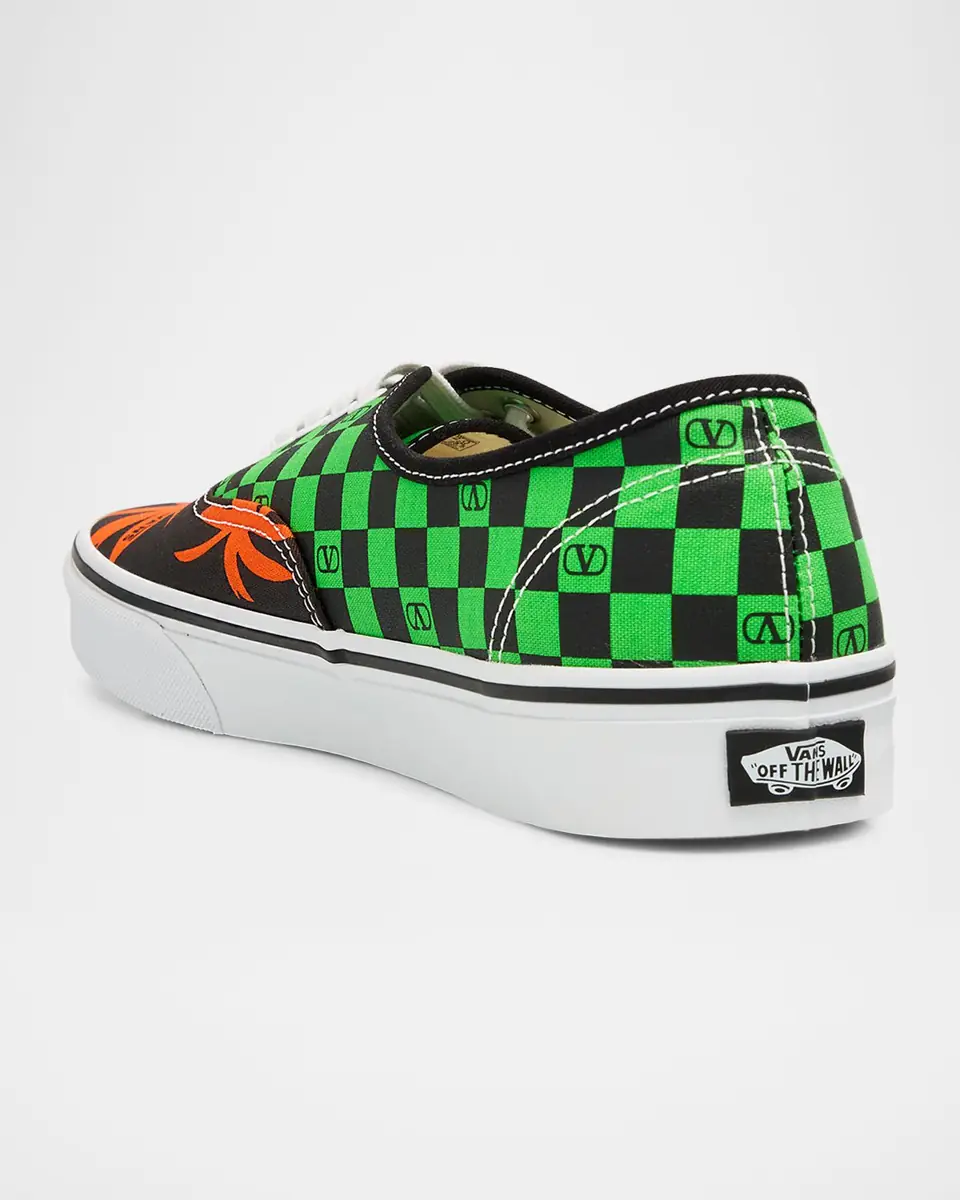 Valentino Garavani x Vans Men's Tess St VLogo Tropical Canvas Low-Top Sneakers | Thumbnail 12 Valentino Garavani x Vans Men's Tess St VLogo Tropical Canvas Low-Top Sneakers | Thumbnail 12