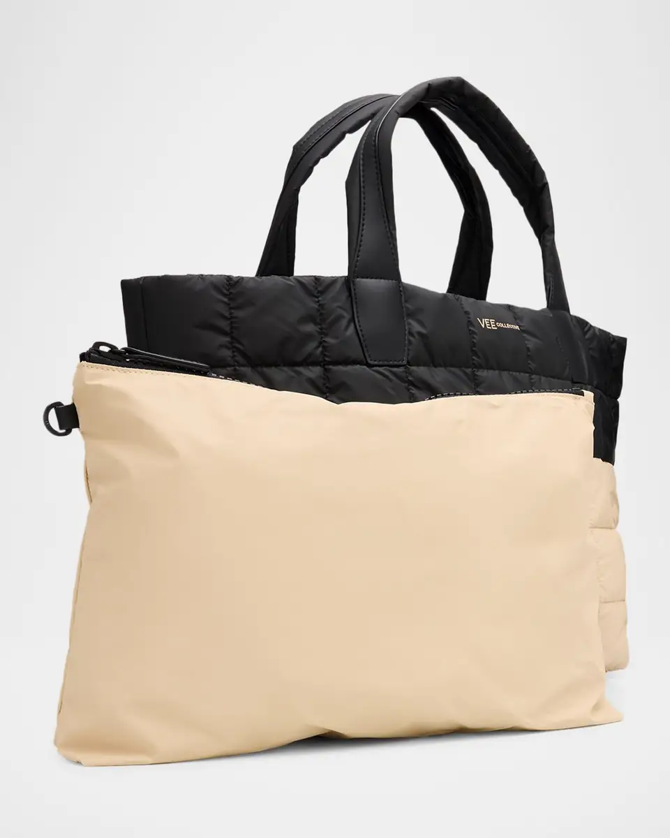 Vee Collective Medium Porter Quilted Tote Bag | Thumbnail 5 Vee Collective Medium Porter Quilted Tote Bag | Thumbnail 5