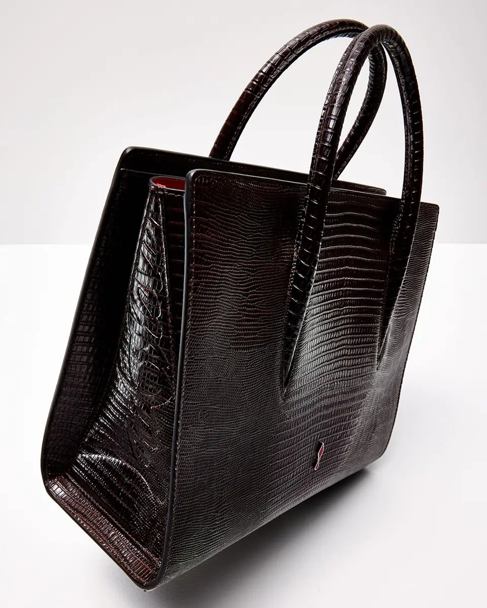 Christian Louboutin Paloma Medium Shoulder Bag in Lizard-Embossed Leather | Thumbnail 5 Christian Louboutin Paloma Medium Shoulder Bag in Lizard-Embossed Leather | Thumbnail 5