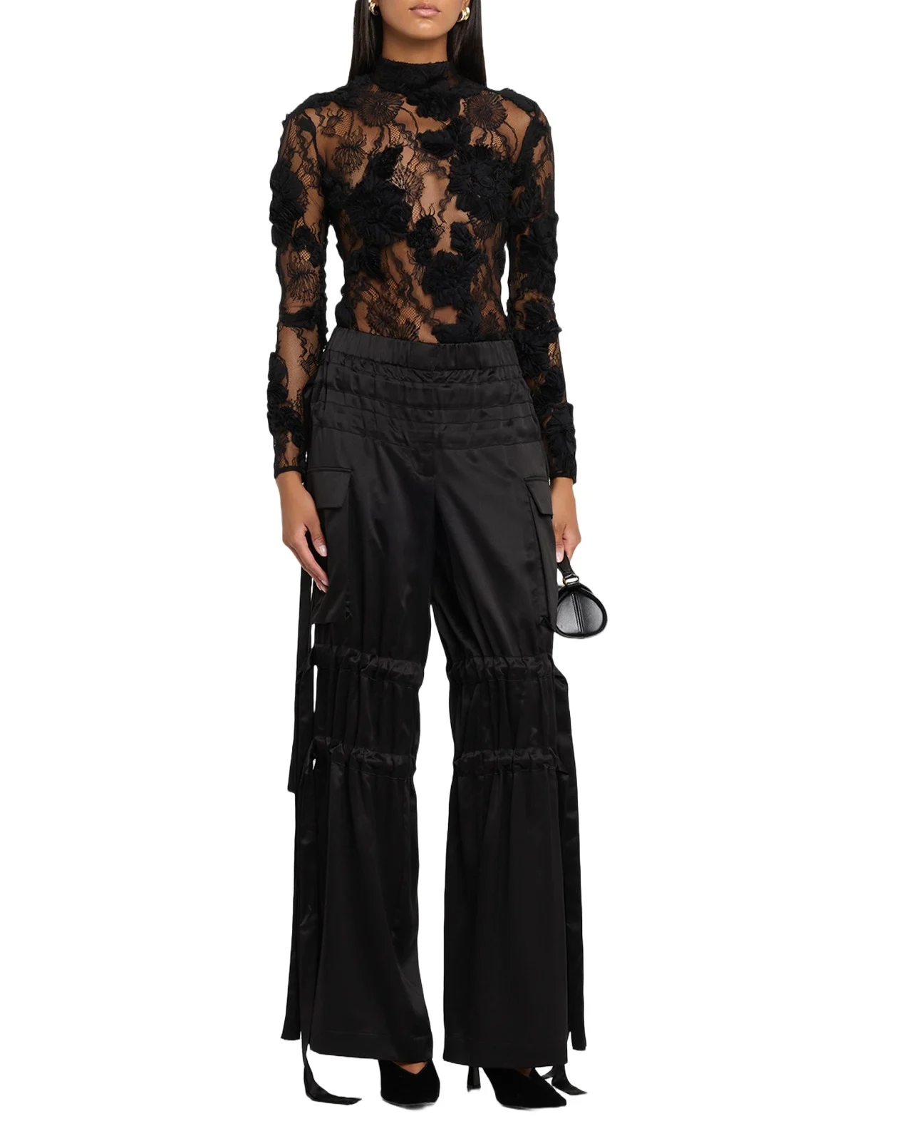 Odin Satin Tie Trousers Odin Satin Tie Trousers