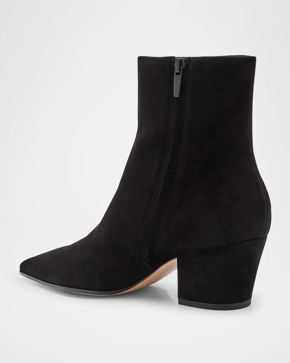 Gianvito Rossi Keinna Suede Zip Ankle Boots | Thumbnail 3