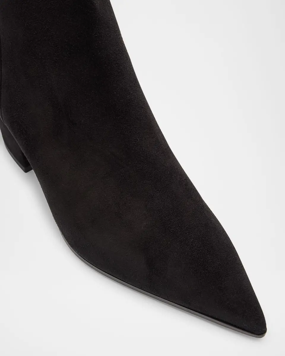 Gianvito Rossi Keinna Suede Zip Ankle Boots | Thumbnail 4