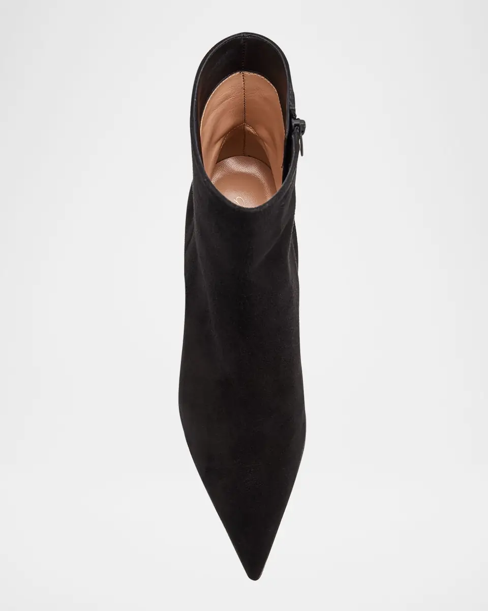Gianvito Rossi Keinna Suede Zip Ankle Boots | Thumbnail 5