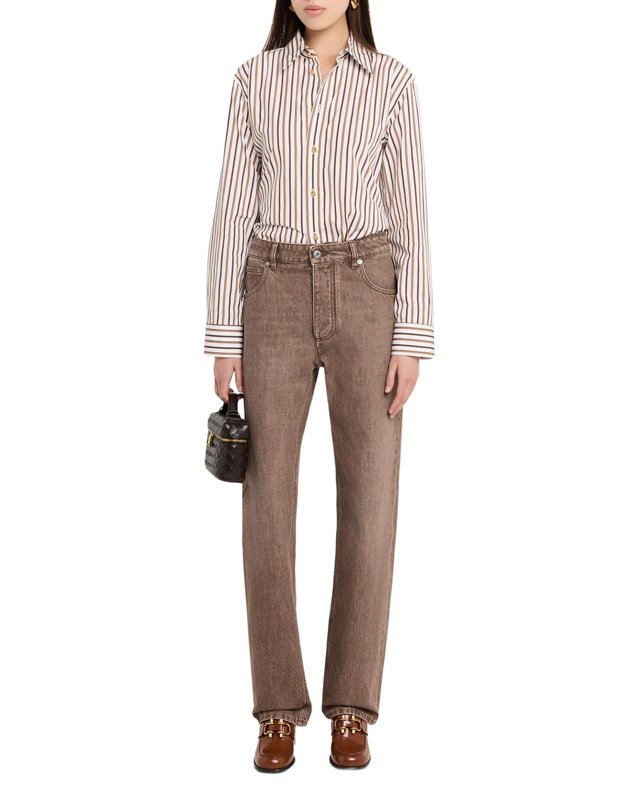 Mid-Rise Straight-Leg Denim Trousers Mid-Rise Straight-Leg Denim Trousers