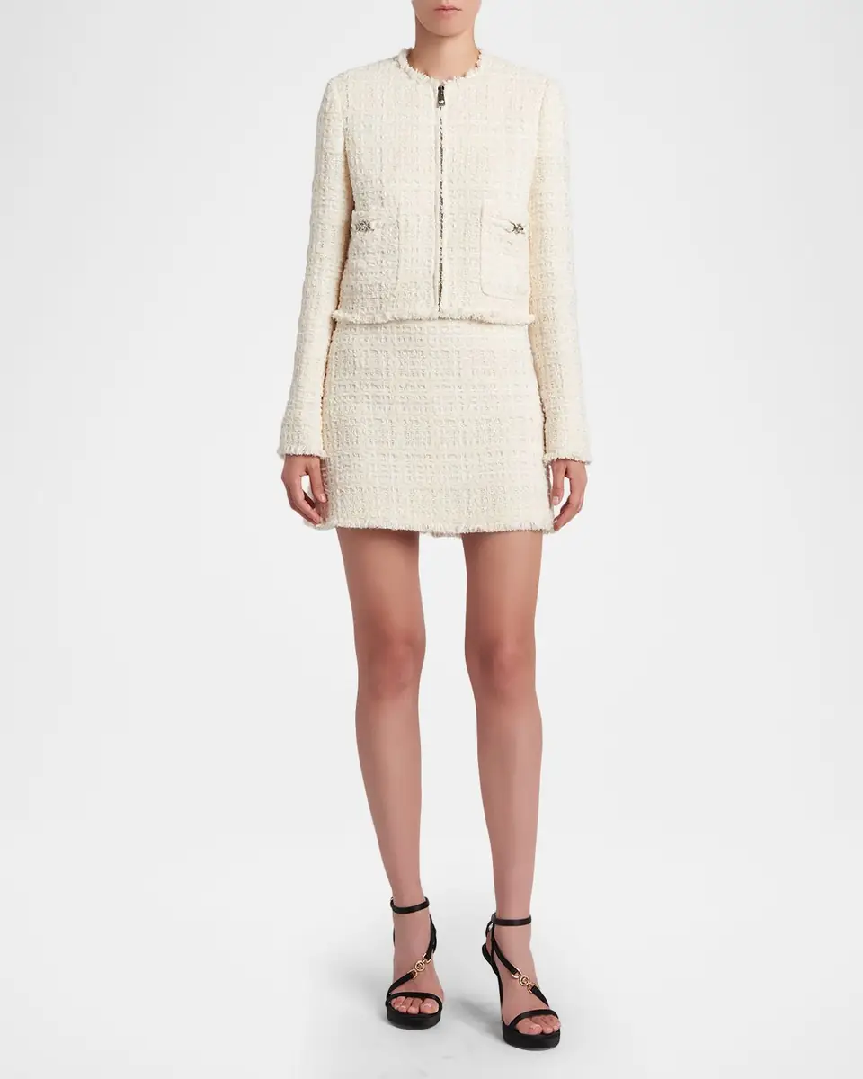 Versace Informal Tweed Jacket | Thumbnail 2