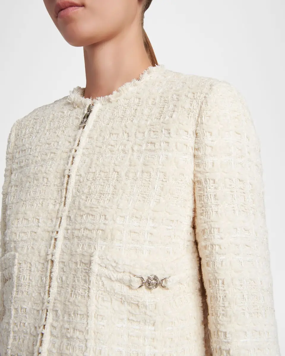 Versace Informal Tweed Jacket | Thumbnail 4