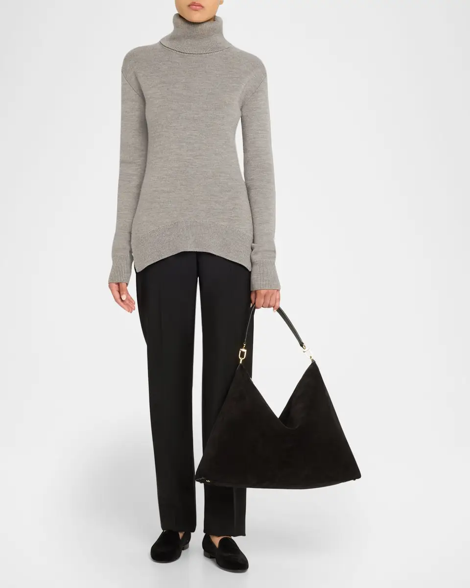 Toteme Bevel Suede Tote Bag | Thumbnail 4 Toteme Bevel Suede Tote Bag | Thumbnail 4