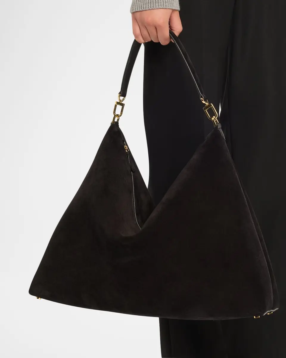 Toteme Bevel Suede Tote Bag | Image 1 Toteme Bevel Suede Tote Bag | Image 1