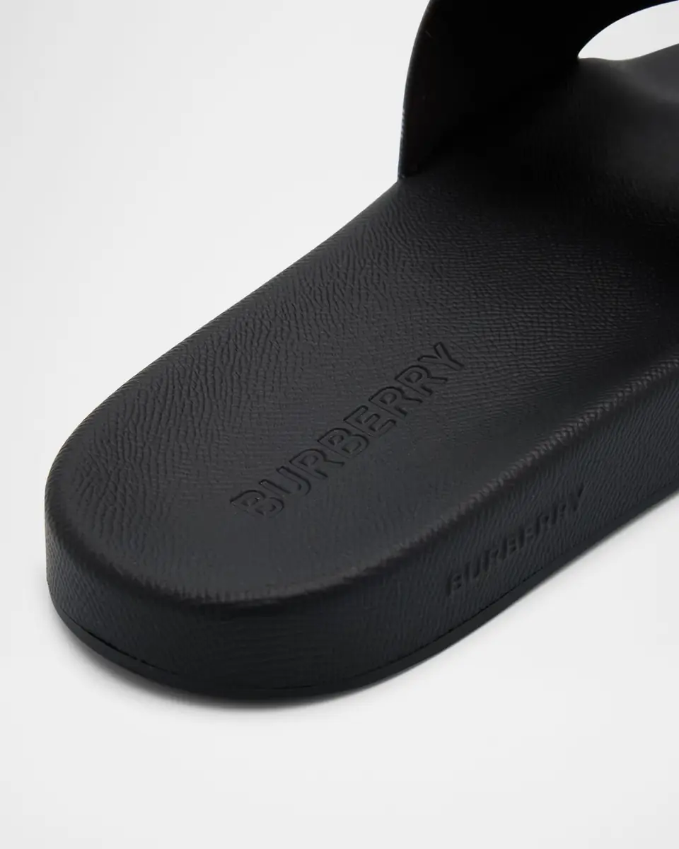 Burberry Men's Furley Check Slides | Thumbnail 5 Burberry Men's Furley Check Slides | Thumbnail 5