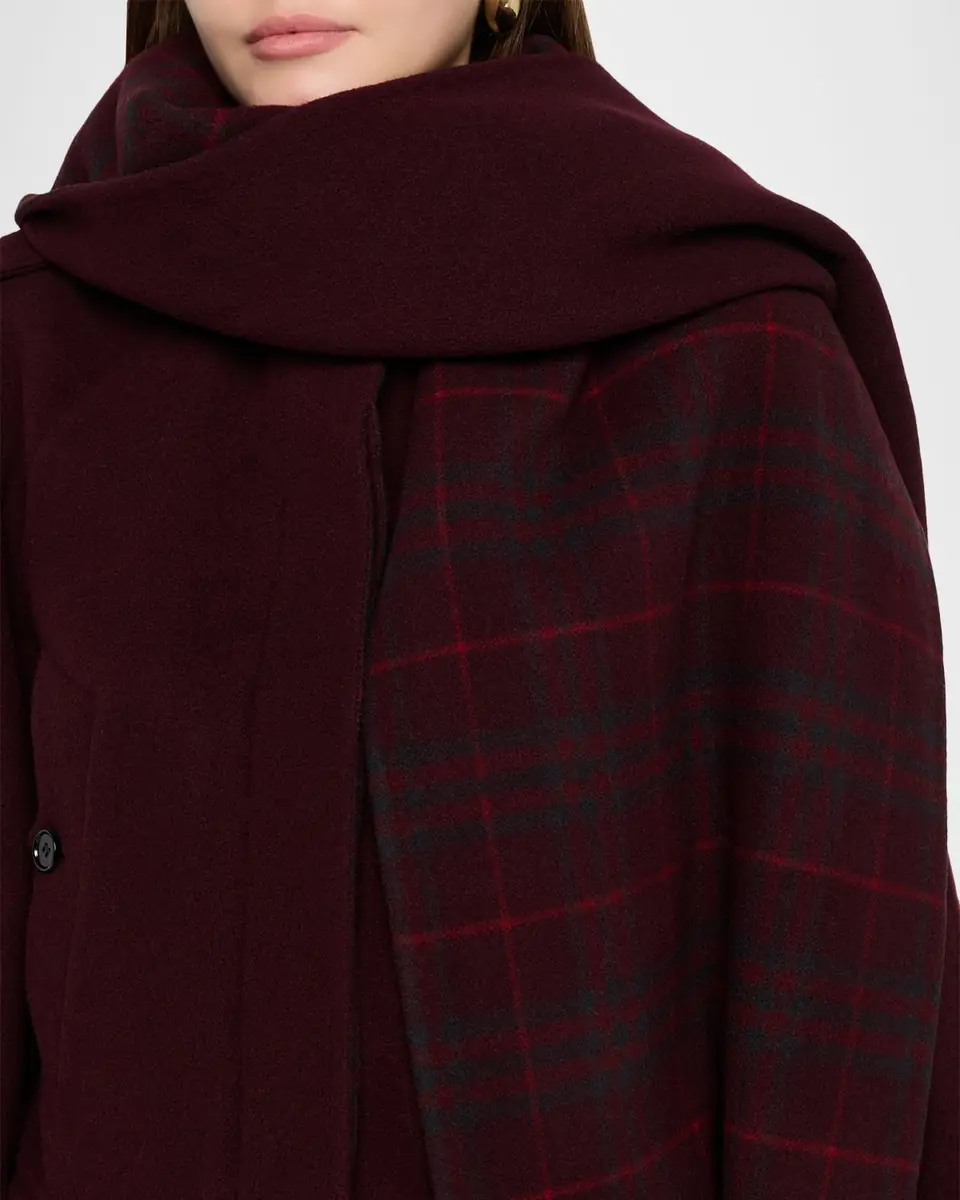 Burberry Oldbrook Single-Breasted Scarf Jacket | Thumbnail 2 Burberry Oldbrook Single-Breasted Scarf Jacket | Thumbnail 2