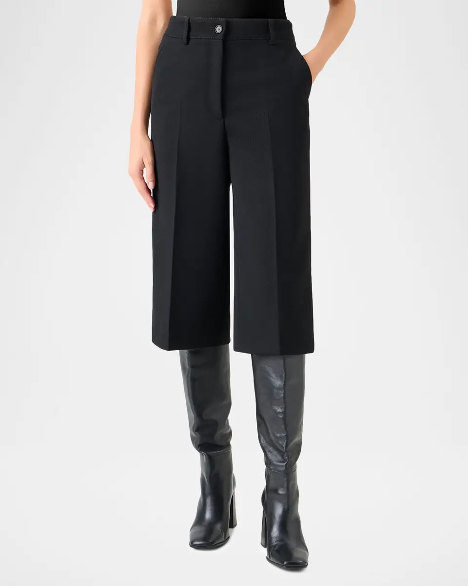 Akris punto Chiana Wool Twill Bermuda Shorts | Thumbnail 2 Akris punto Chiana Wool Twill Bermuda Shorts | Thumbnail 2