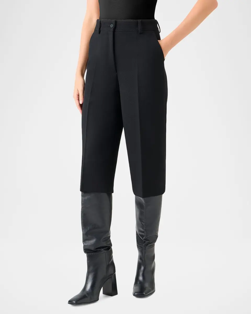 Akris punto Chiana Wool Twill Bermuda Shorts | Thumbnail 4 Akris punto Chiana Wool Twill Bermuda Shorts | Thumbnail 4