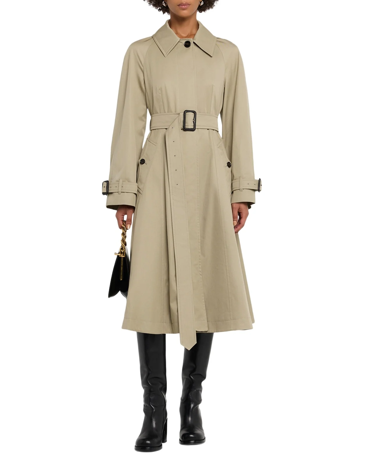 Ellingham Belted Flare Trench Coat