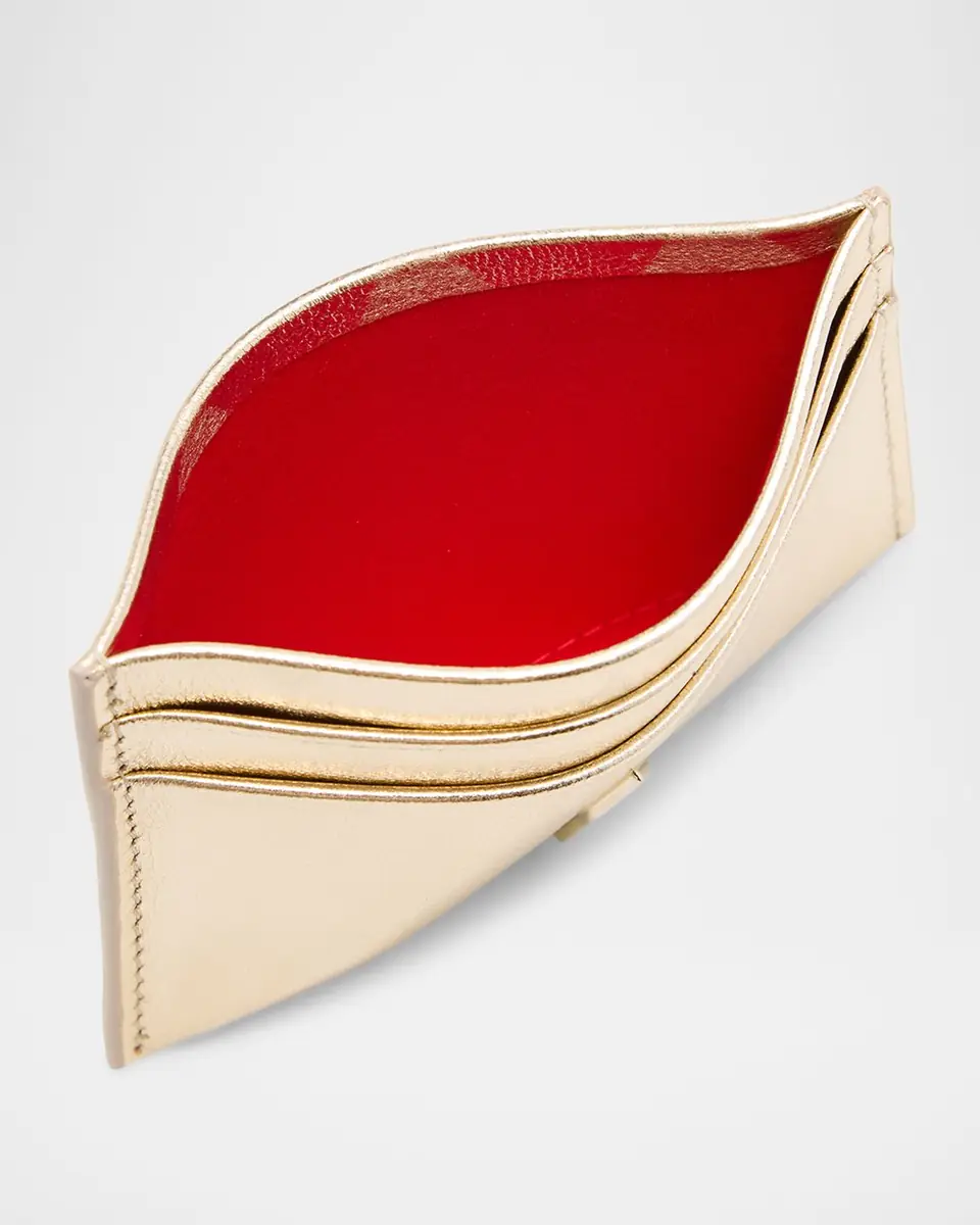 Christian Louboutin Bettina Losange Laminated Leather Card Holder | Thumbnail 4 Christian Louboutin Bettina Losange Laminated Leather Card Holder | Thumbnail 4