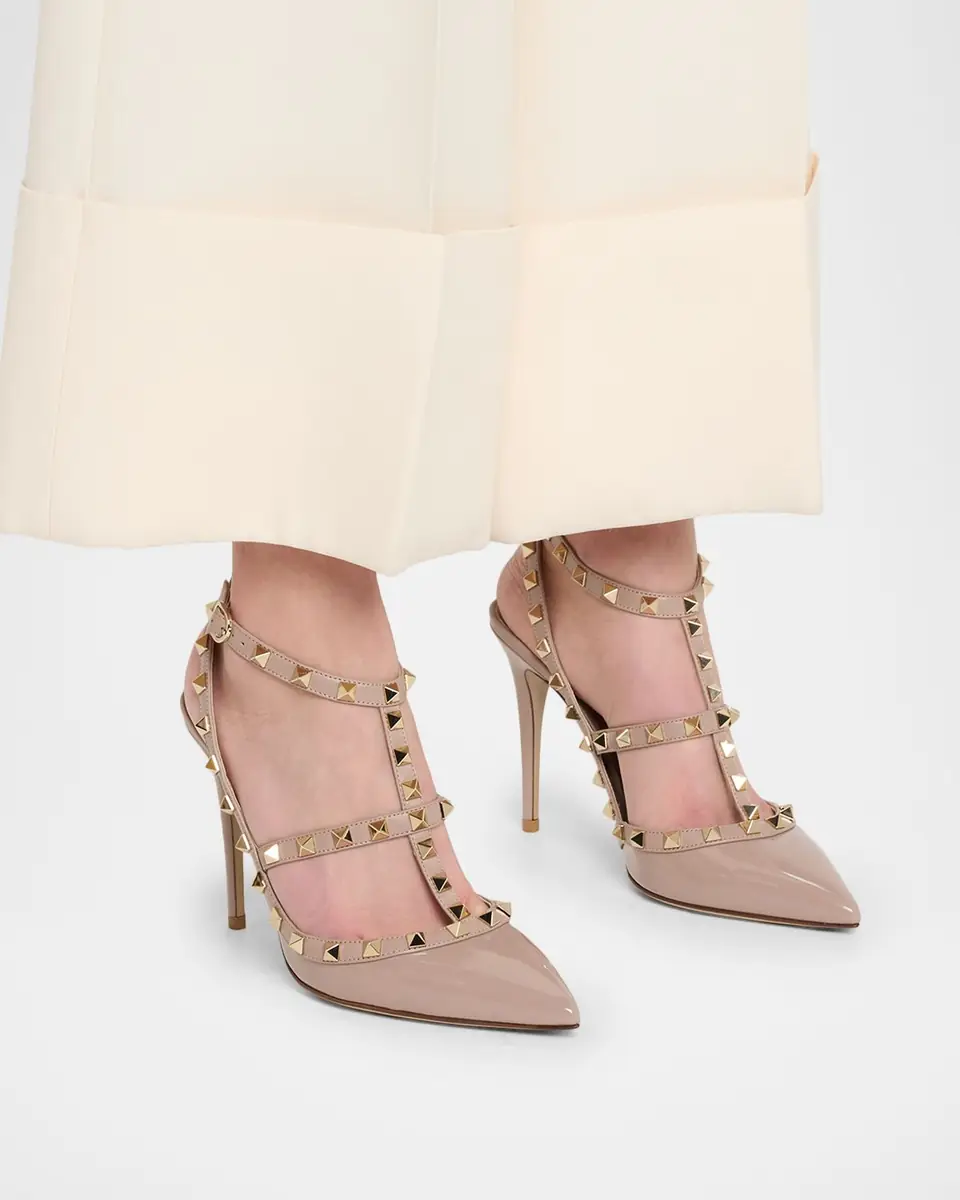 Valentino Garavani Rockstud 100mm Slingback High-Heel Pumps | Thumbnail 12 Valentino Garavani Rockstud 100mm Slingback High-Heel Pumps | Thumbnail 12