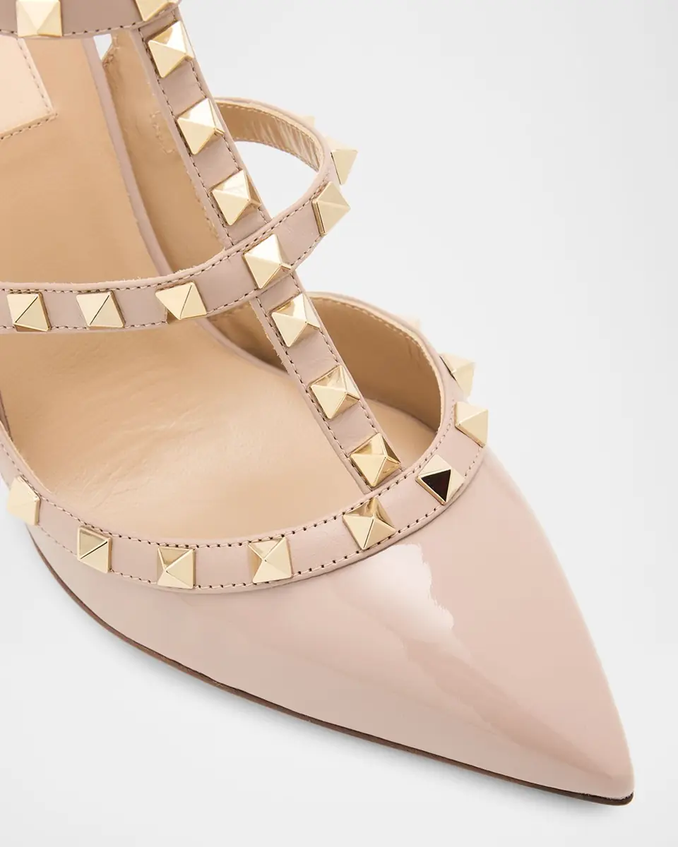Valentino Garavani Rockstud 100mm Slingback High-Heel Pumps | Thumbnail 15 Valentino Garavani Rockstud 100mm Slingback High-Heel Pumps | Thumbnail 15