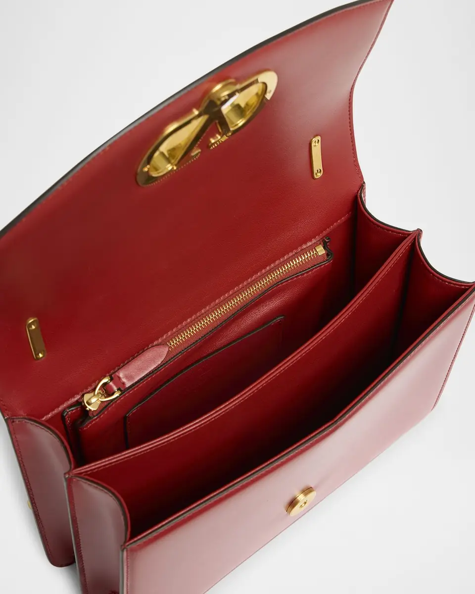 Valentino Garavani Vain VLOGO Leather Shoulder Bag | Thumbnail 3 Valentino Garavani Vain VLOGO Leather Shoulder Bag | Thumbnail 3