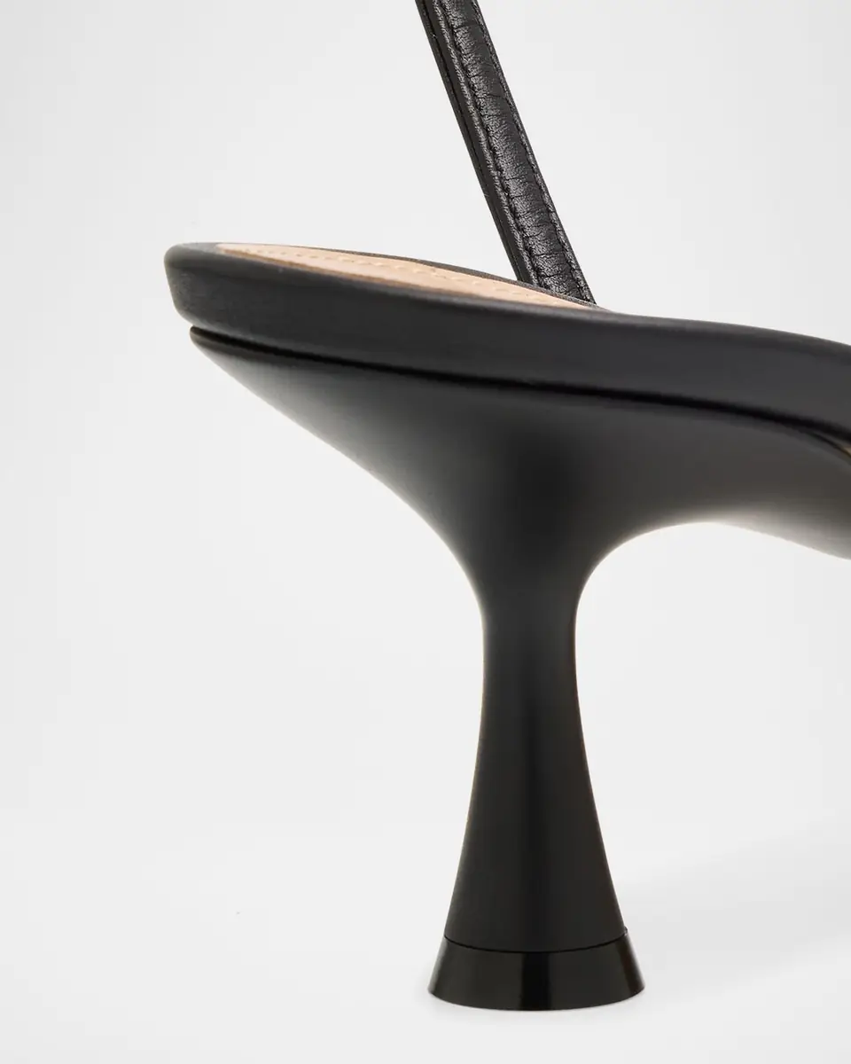 Gianvito Rossi Gianvito Vitello Leather Strappy Sandals | Thumbnail 4