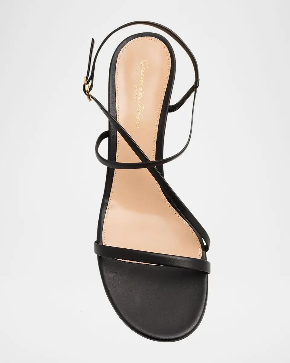 Gianvito Rossi Gianvito Vitello Leather Strappy Sandals | Thumbnail 5