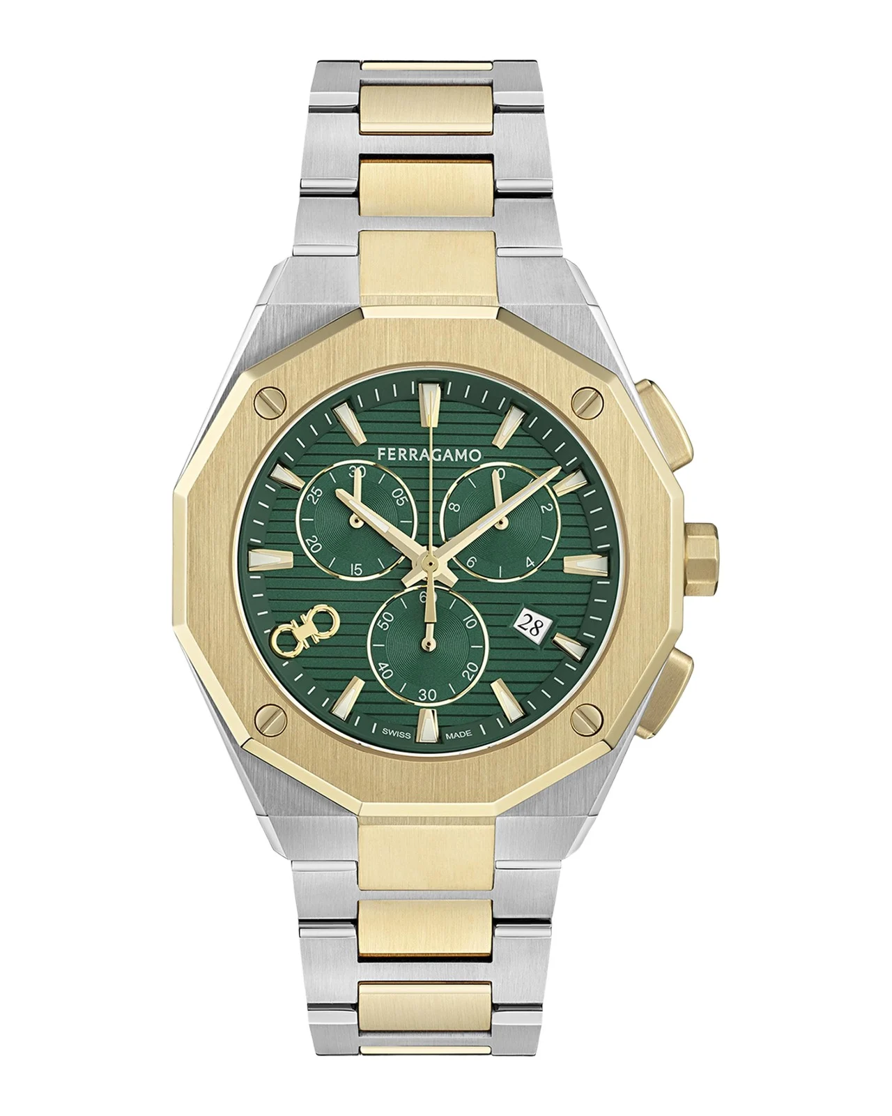 Men's Edge Chrono 42mm Two-Tone Bracelet Watch