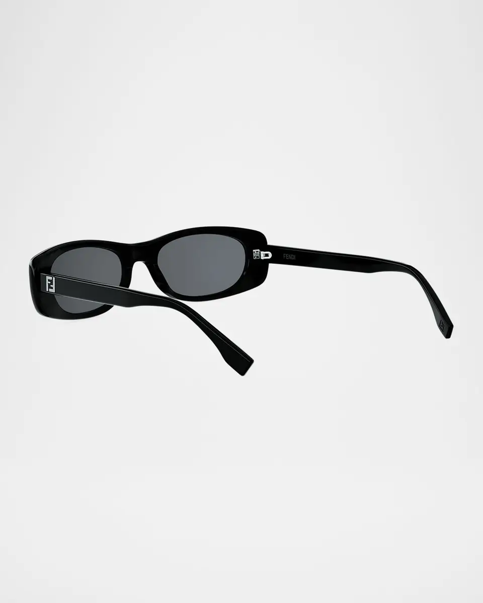 Fendi FF 53mm Squared Oval Sunglasses | Thumbnail 2 Fendi FF 53mm Squared Oval Sunglasses | Thumbnail 2