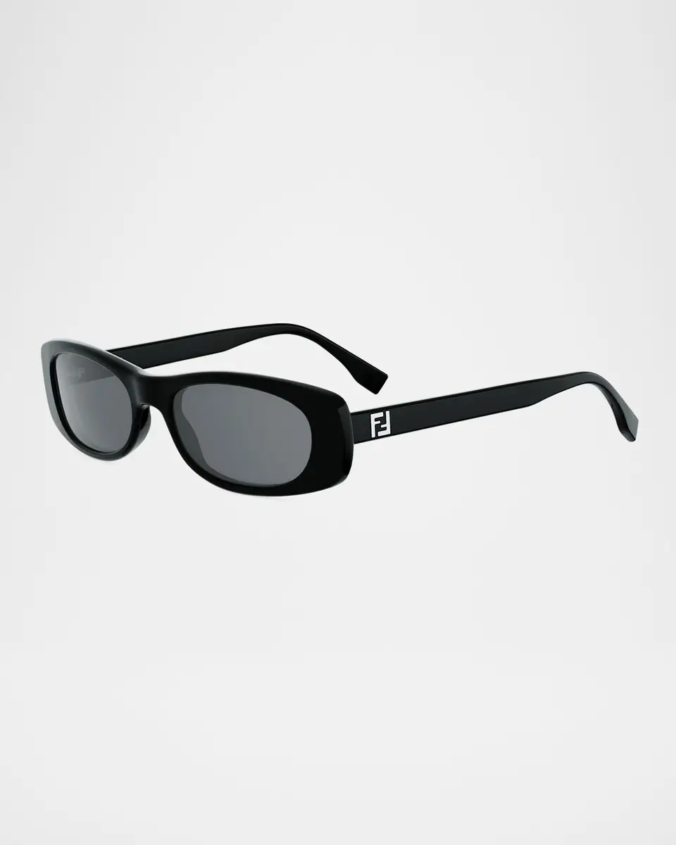 Fendi FF 53mm Squared Oval Sunglasses | Thumbnail 3 Fendi FF 53mm Squared Oval Sunglasses | Thumbnail 3