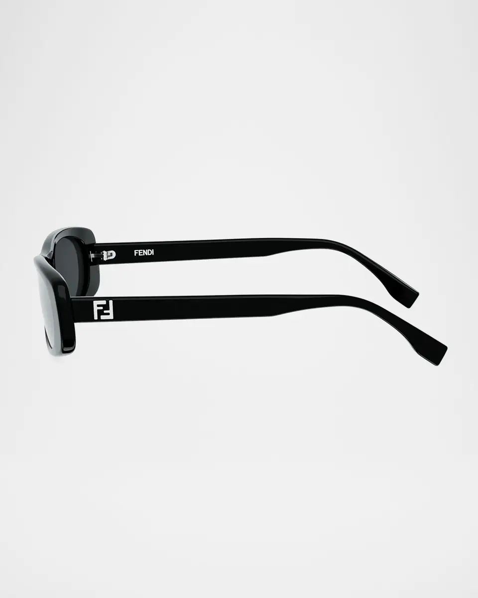 Fendi FF 53mm Squared Oval Sunglasses | Thumbnail 4 Fendi FF 53mm Squared Oval Sunglasses | Thumbnail 4