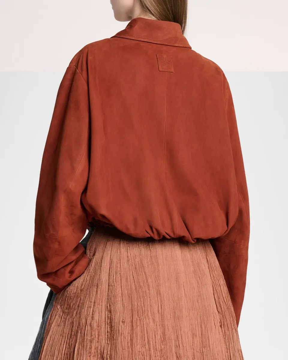 Loewe Coloblock Suede Balloon Jacket | Thumbnail 3 Loewe Coloblock Suede Balloon Jacket | Thumbnail 3