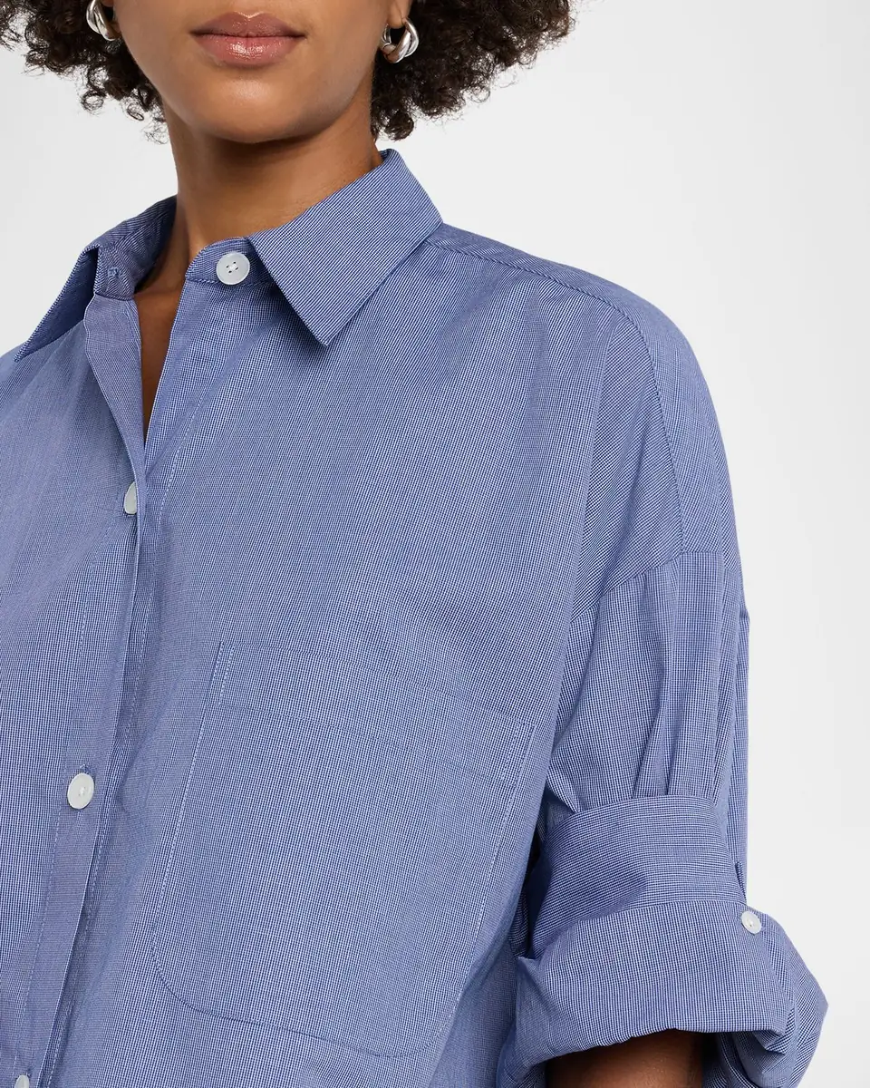 TWP Next Ex Cropped Shirt in Cotton Poplin | Thumbnail 4 TWP Next Ex Cropped Shirt in Cotton Poplin | Thumbnail 4