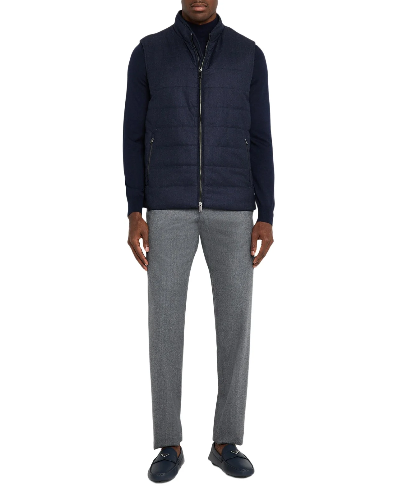 Men's Wool Padded Full-Zip Vest Men's Wool Padded Full-Zip Vest