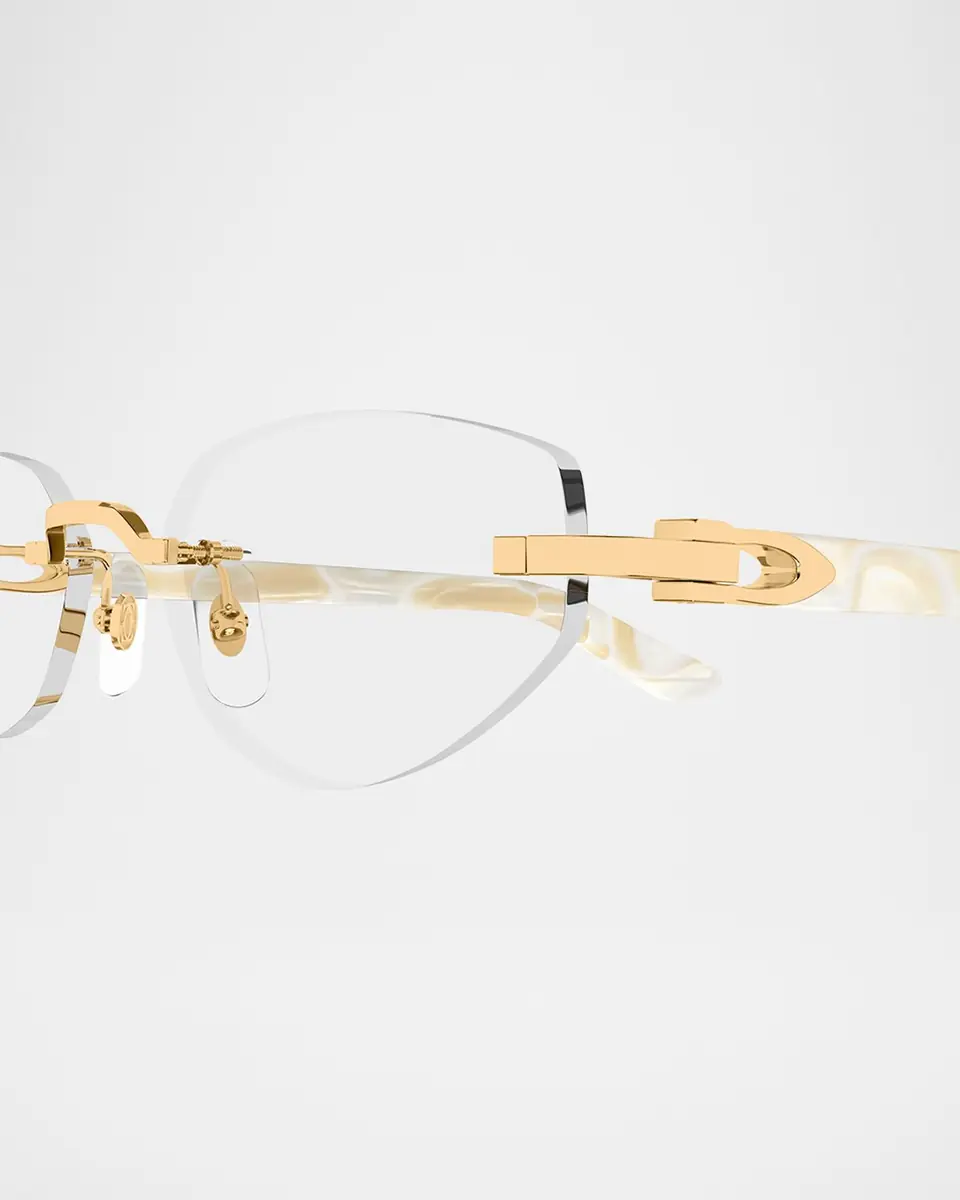 Cartier Decor C Rimless Metal Oval Optical Glasses | Thumbnail 3 Cartier Decor C Rimless Metal Oval Optical Glasses | Thumbnail 3