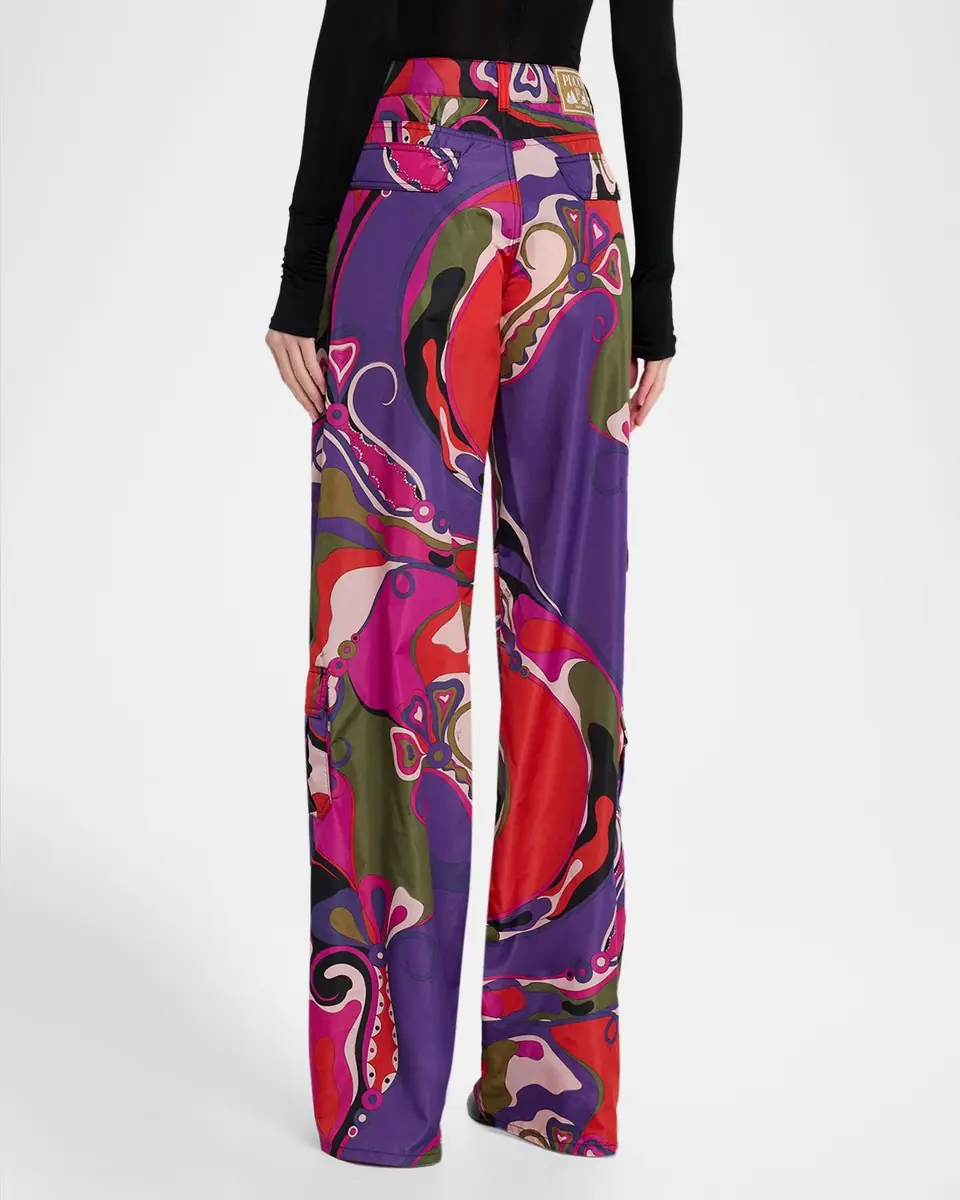 Pucci Orchidee Print Cargo Pants | Thumbnail 2 Pucci Orchidee Print Cargo Pants | Thumbnail 2