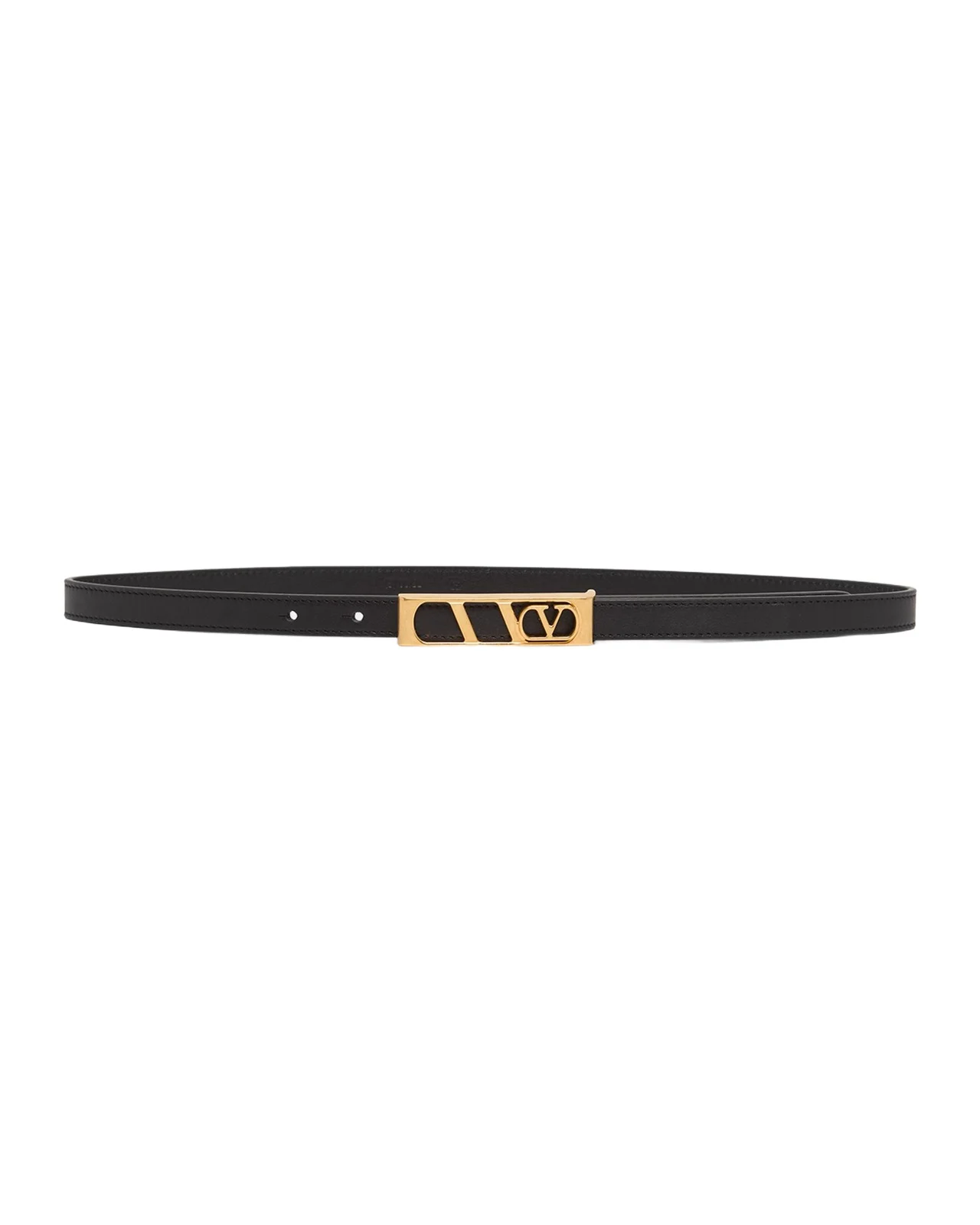 VLogo Signature Skinny Calfskin Belt, 15mm VLogo Signature Skinny Calfskin Belt, 15mm