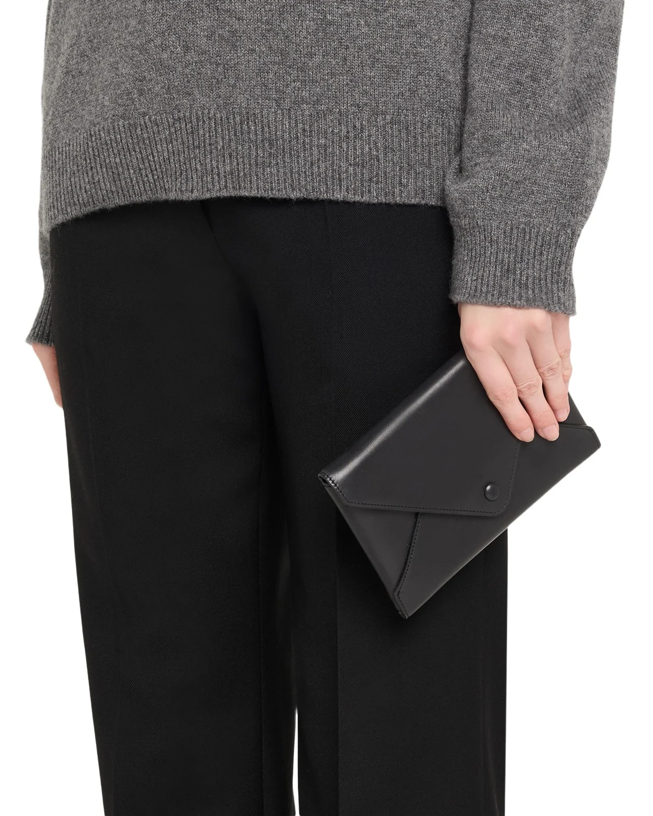 Leather Envelope Clutch with Strap Leather Envelope Clutch with Strap