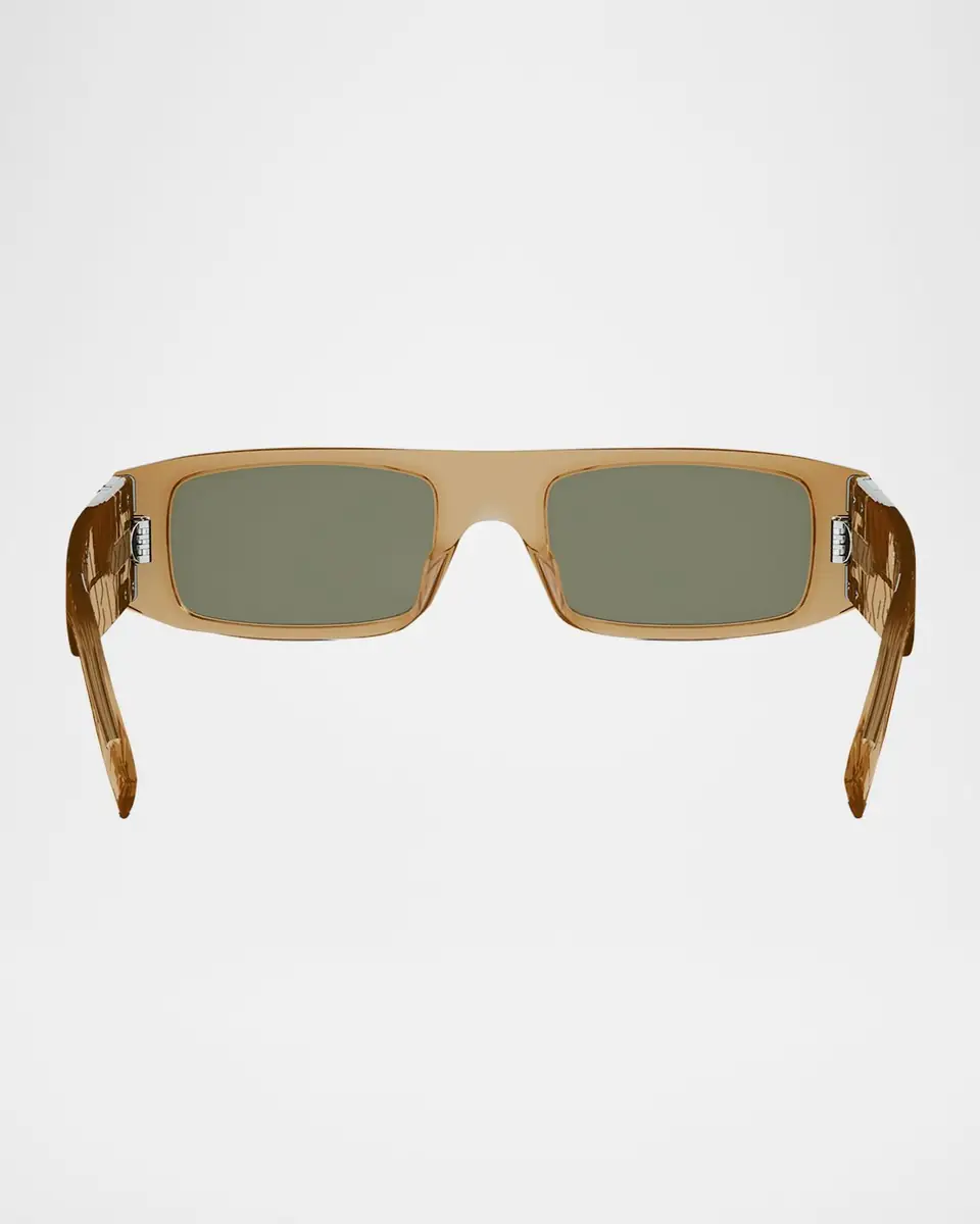 Fendi Men's FF Squared Acetate Rectangle Sunglasses | Thumbnail 5 Fendi Men's FF Squared Acetate Rectangle Sunglasses | Thumbnail 5