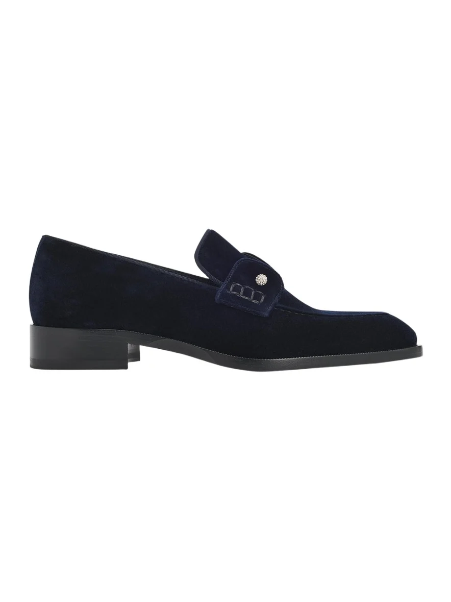Men's Chambelimoc Night Strass Velvet Loafers Men's Chambelimoc Night Strass Velvet Loafers