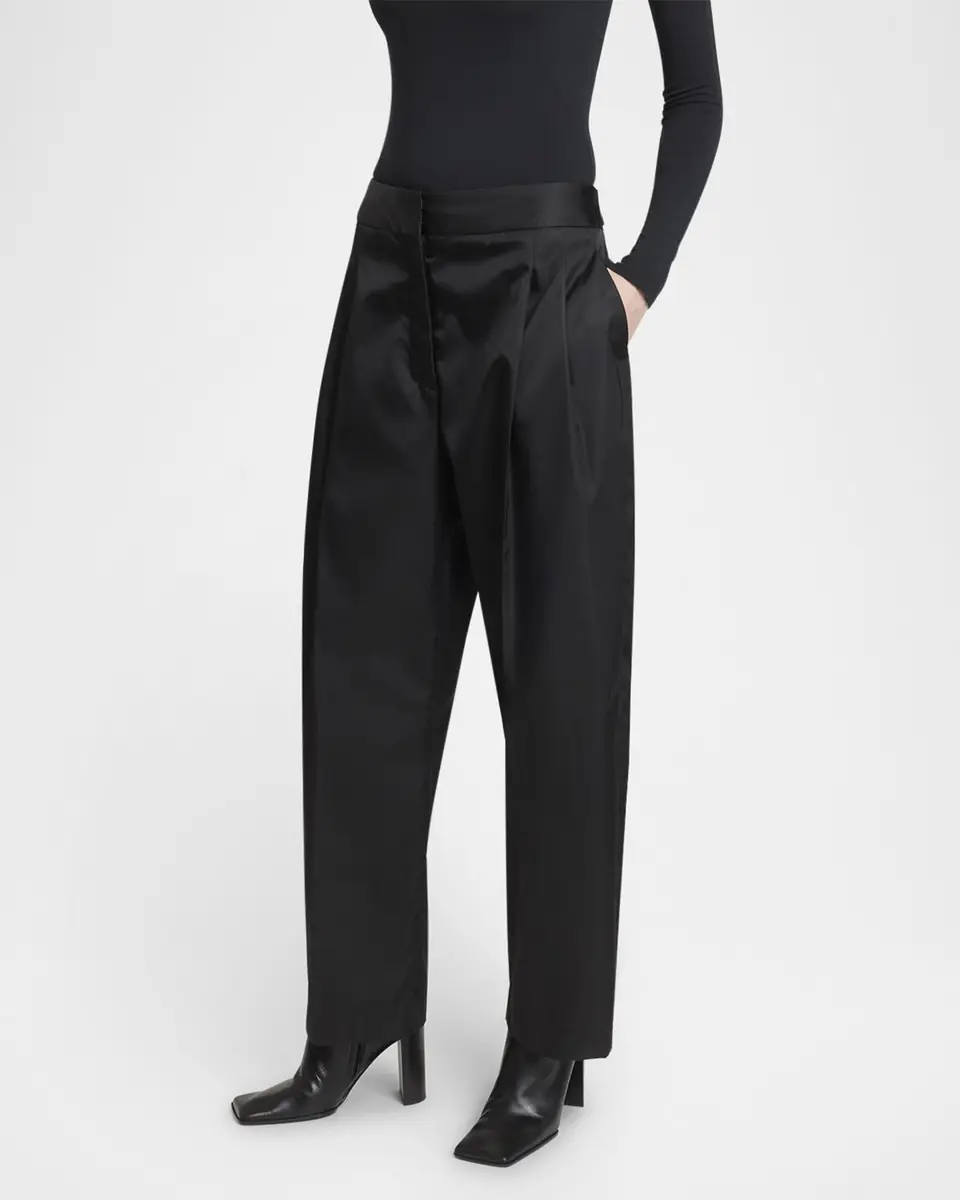 Alaïa Technical Taffeta Tailored Pants | Thumbnail 4 Alaïa Technical Taffeta Tailored Pants | Thumbnail 4