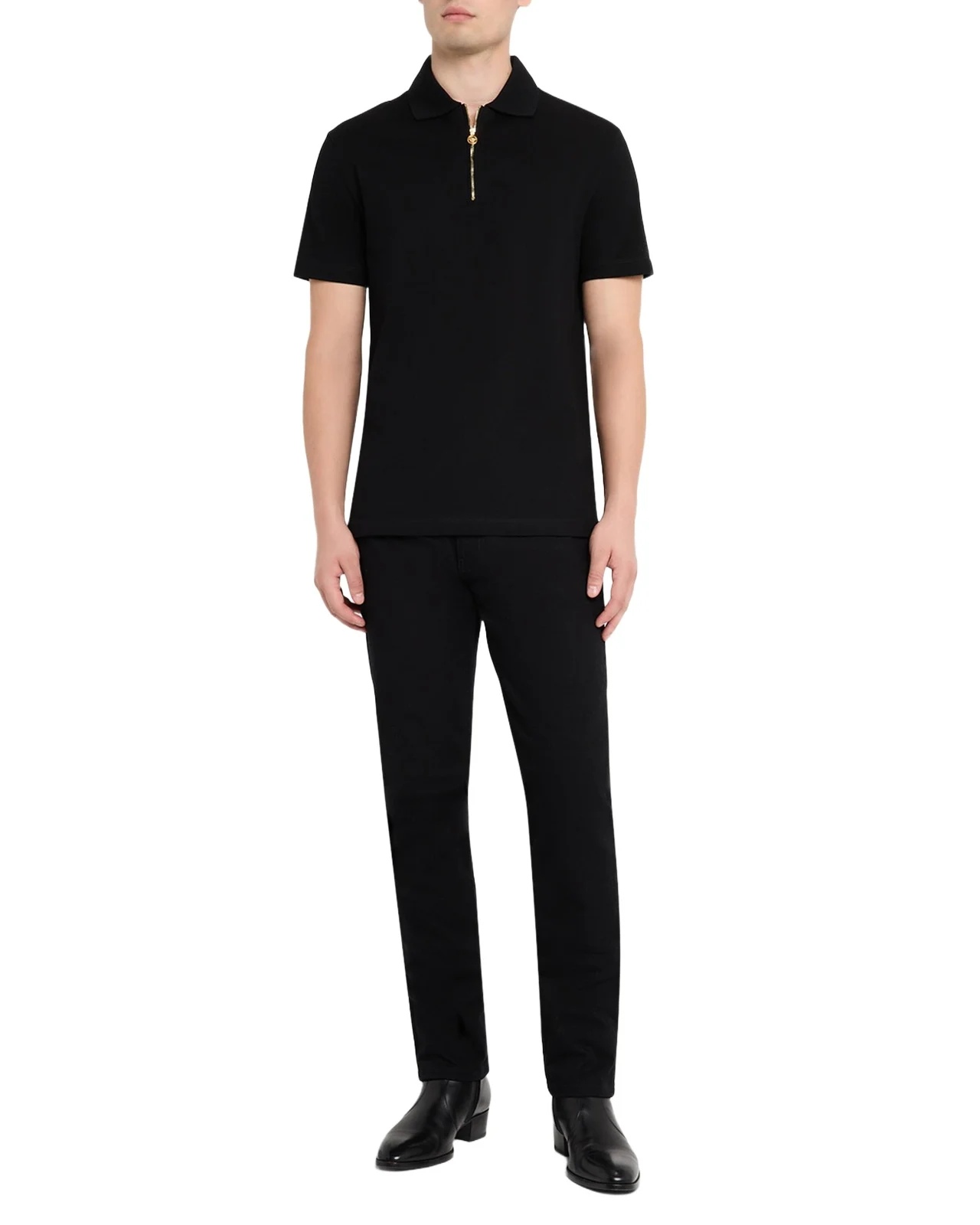 Men's Slim-Fit Black Denim Jeans Men's Slim-Fit Black Denim Jeans