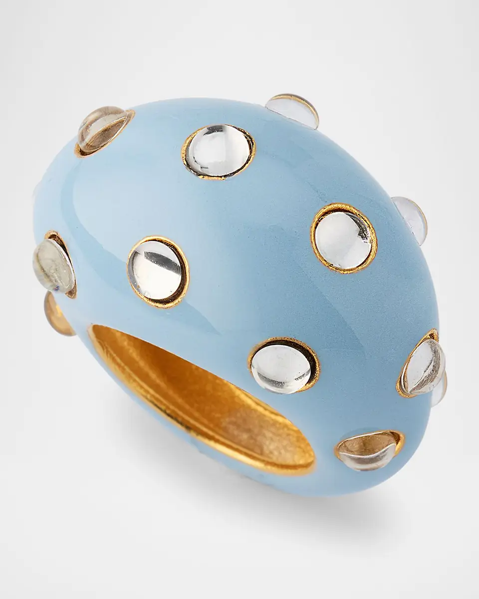 Oscar de la Renta Cabochon Enamel Ring | Thumbnail 2 Oscar de la Renta Cabochon Enamel Ring | Thumbnail 2