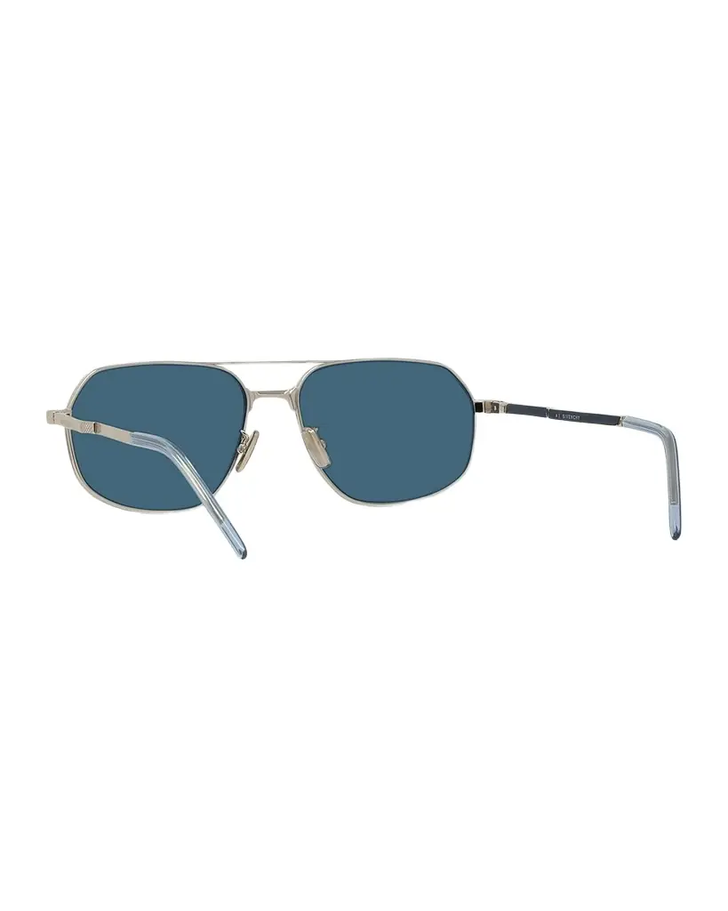 Givenchy GV One 57mm Metal Aviator Sunglasses | Image 1 Givenchy GV One 57mm Metal Aviator Sunglasses | Image 1