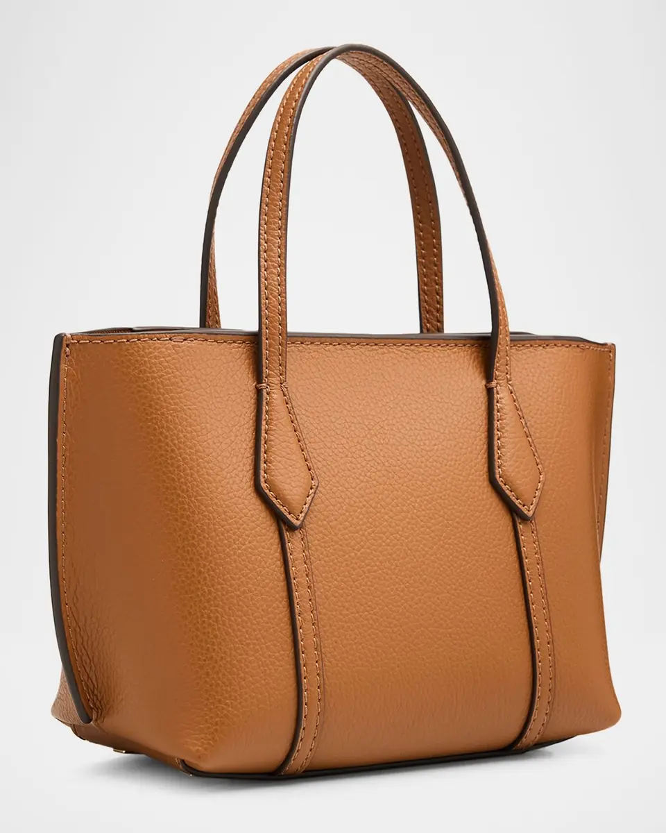 Tory Burch Perry Mini Grain Leather Tote Bag | Thumbnail 2 Tory Burch Perry Mini Grain Leather Tote Bag | Thumbnail 2