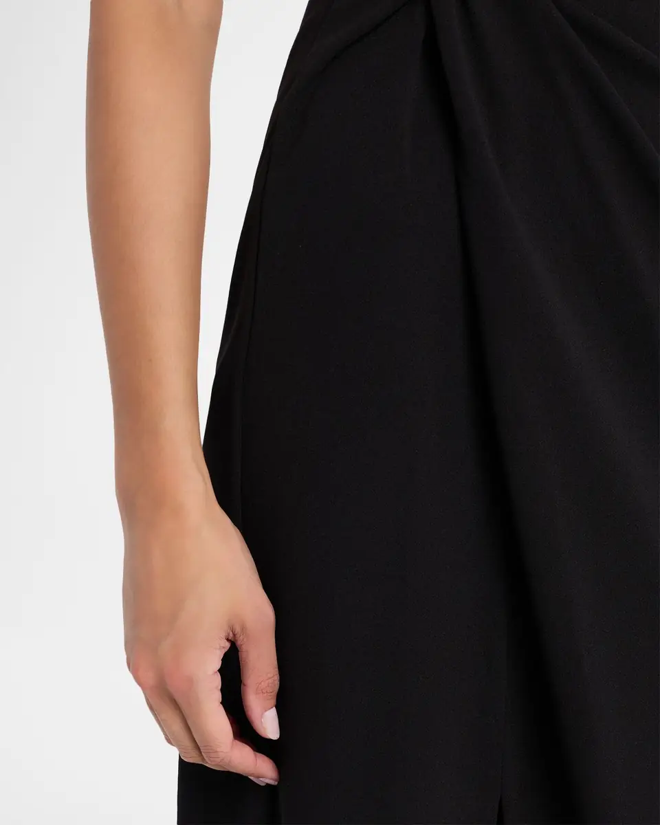 TANYA TAYLOR Robinella Knotted Cap-Sleeve Midi Dress | Thumbnail 4 TANYA TAYLOR Robinella Knotted Cap-Sleeve Midi Dress | Thumbnail 4
